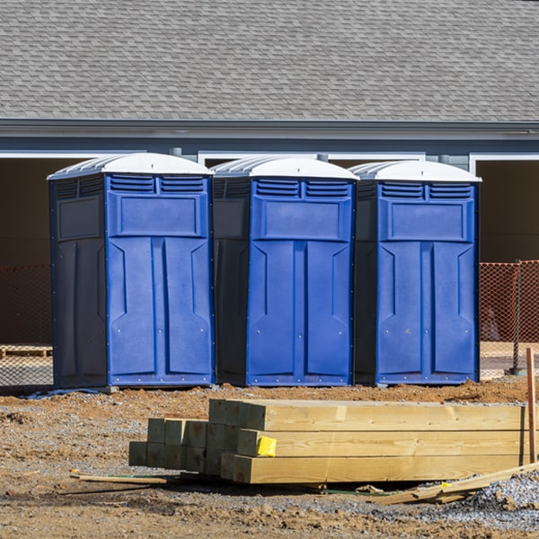 what is the expected delivery and pickup timeframe for the portable restrooms in Asbury Lake Florida